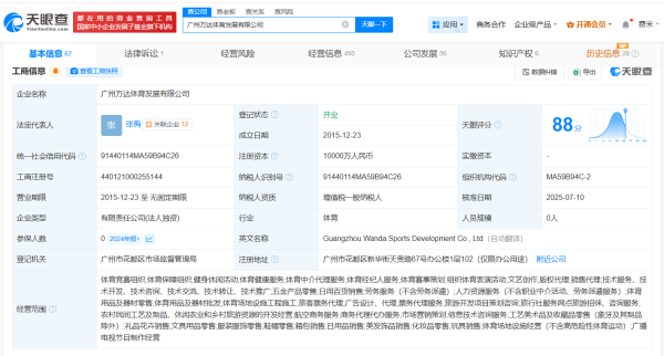 股票配资平台官网 张春远卸任万达旗下两家公司执行董事
